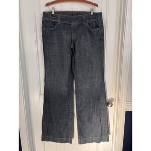 Vintage‎ Y2K Jeans Women's 17 Truck Denim Blue Jeans Wide Leg American Ride USA